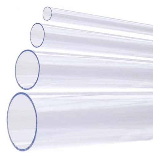 PVC-U Druckrohr transp. 32x1,8mm, PN10, 1 Meter
